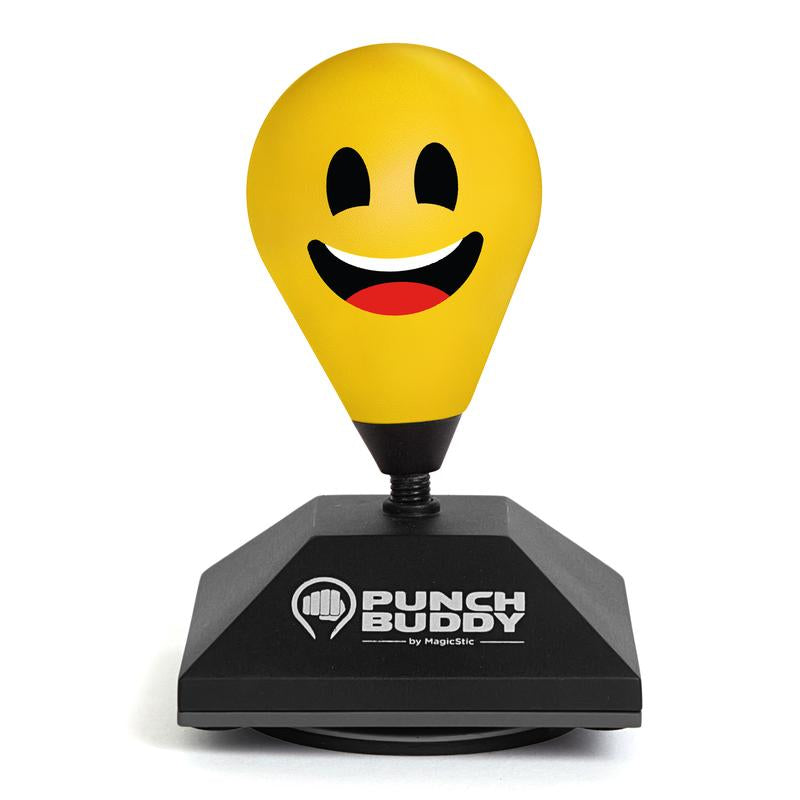 Punch Buddy Mini Desktop Punching Bag – Desk Fidget Toy for Stress Relief, Focus & Fun – Patented Griply Suction Technology – Punch, Slap, Flick & Fidget Anywhere - Perfect Gift for Family and Friends