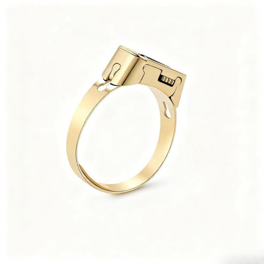 Fashionable Fidget Ring – Portable Design for Everyday Wear | Thoughtful Gift for Men & Women | Discreet Focus & Relaxing Accessory