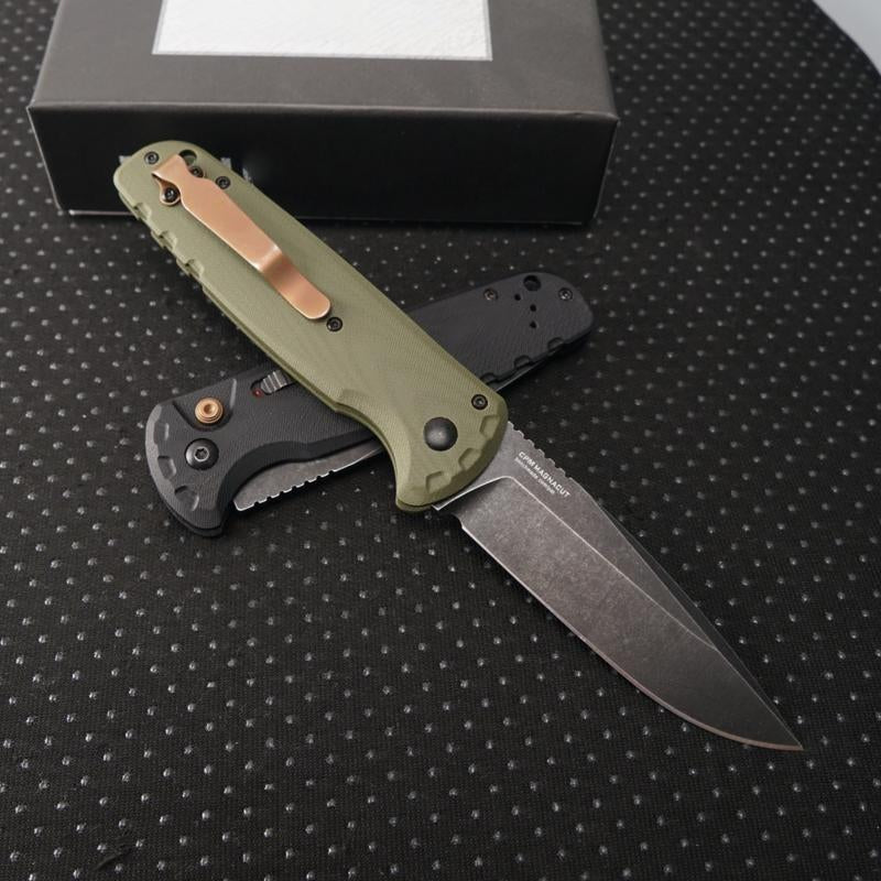 4300 Folding Pocket EDC with Durable D2 Steel and Lightweight G10 Handle, Smooth One-Hand Use for Everyday Carry; Reliable Outdoor Gear for Camping, Hiking, Fishing, Travel and Daily Tasks. Practical, High-Quality Gift Choice for Men