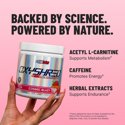 Ehplabs Oxyshred Ultra Concentration Pre Workout and Shaker Cup Bundle | Ultra Concentrated Pre Workout Formula with Mixing Cup | Supports Energy and Training Performance