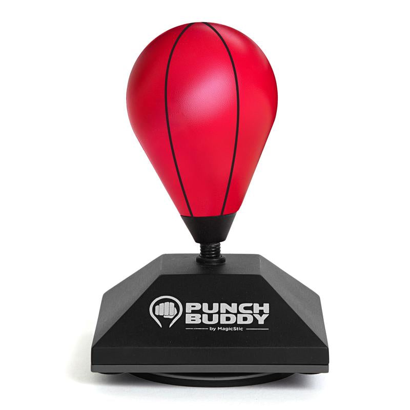 Punch Buddy Mini Desktop Punching Bag – Desk Fidget Toy for Stress Relief, Focus & Fun – Patented Griply Suction Technology – Punch, Slap, Flick & Fidget Anywhere - Perfect Gift for Family and Friends