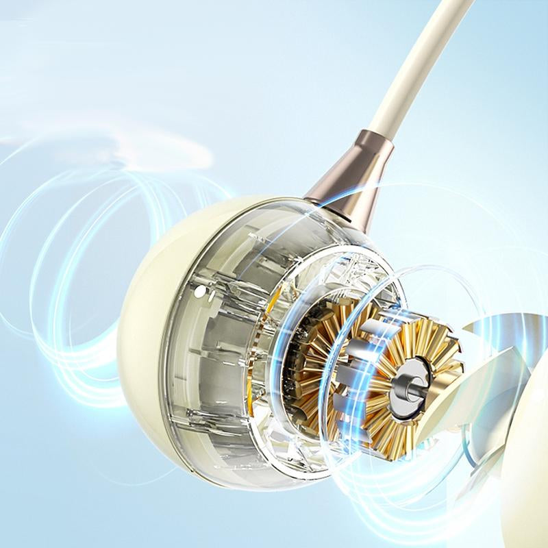 Portable Neck Fan with 3 Speeds, USB Rechargeable Hanging Neckband Fan, Quiet Mini Cooling Fan for Outdoor Travel, Students & Summer Use – Beige