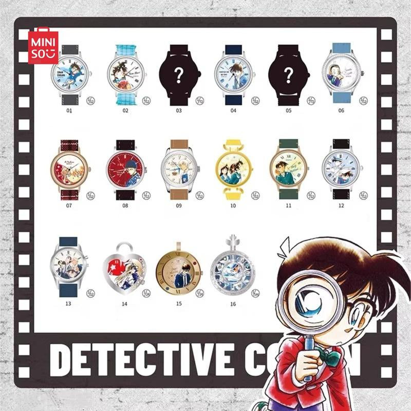Detective Conan Memory Fragments Series Watch – Anime Collectible Wristwatch for Daily Wear, Gift for Fans, Aesthetic Outfit Accessory, Holiday Gift