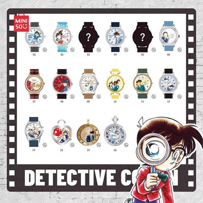 Detective Conan Memory Fragments Series Watch – Anime Collectible Wristwatch for Daily Wear, Gift for Fans, Aesthetic Outfit Accessory, Holiday Gift