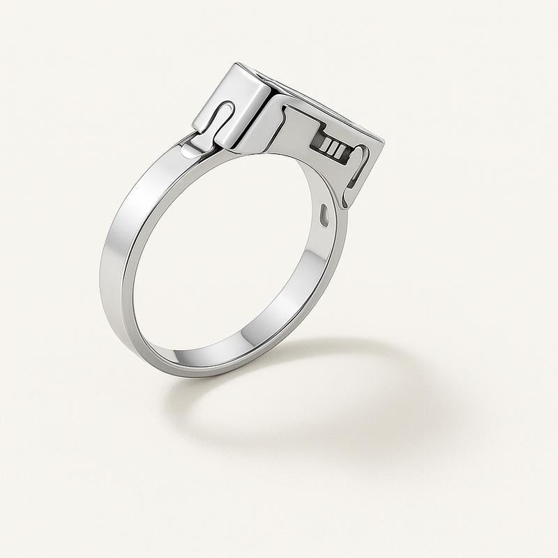 Fashionable Fidget Ring – Portable Design for Everyday Wear | Thoughtful Gift for Men & Women | Discreet Focus & Relaxing Accessory