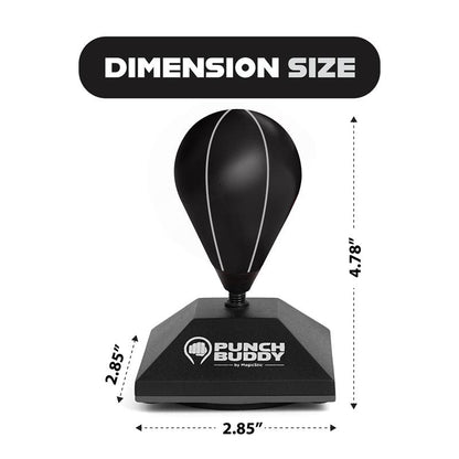 Punch Buddy Mini Desktop Punching Bag – Desk Fidget Toy for Stress Relief, Focus & Fun – Patented Griply Suction Technology – Punch, Slap, Flick & Fidget Anywhere - Perfect Gift for Family and Friends