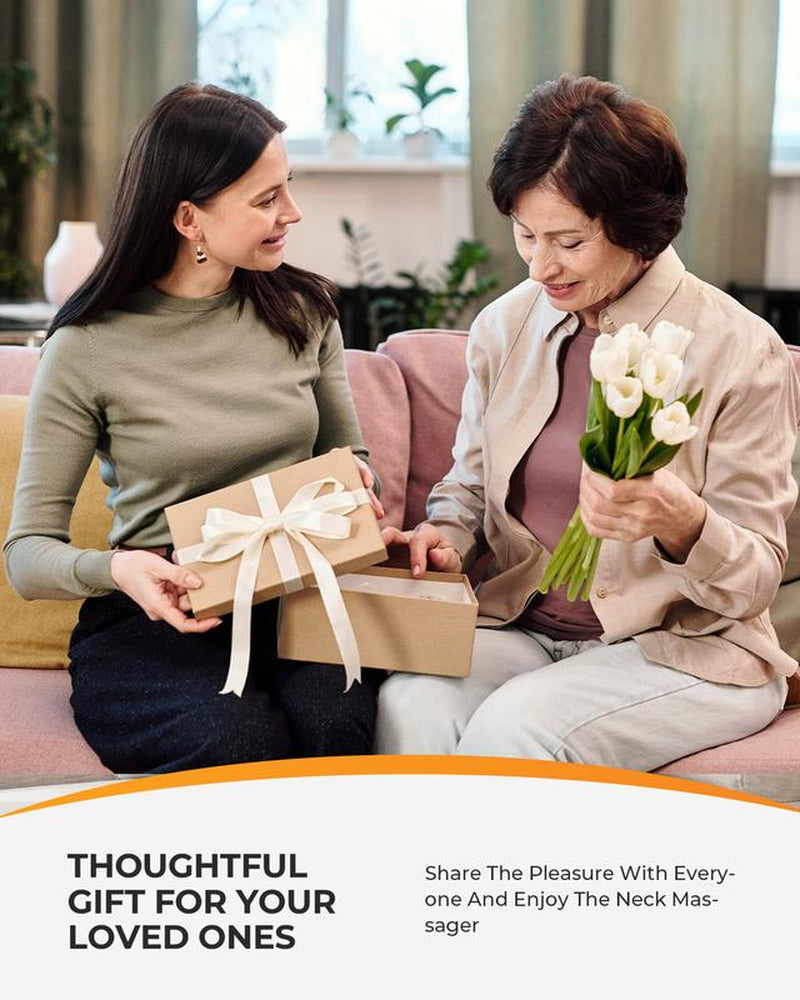 Coococo 2025 Upgraded Cordless Neck Massager with Soothing Heat, 6D Shiatsu Deep Kneading Massage for Shoulder, Upgraded Dual-Zone Heating and Larger Size - CO-6812N