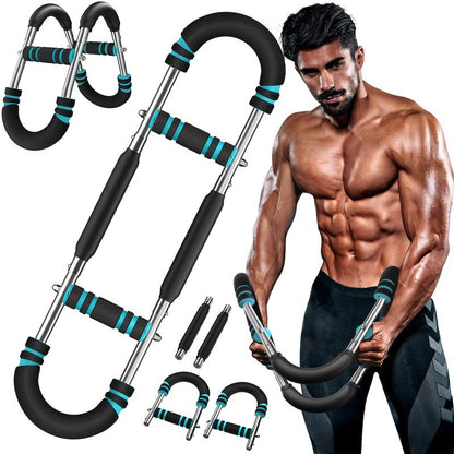 Arm Trainer,3 Level 60-100LBS Adjustable,Chest&Arm Workout Equipment for Men,Muscle&Strength Trainer,Portable Spring Resistance, Perfect Gift